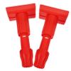 VALICLUD 2Pcs Mop Handle Clips Ergonomic Replacement Clamps for Quick Mop Head Change Design for Commercial Cleaning Tasks Stylish for Easy Gripping view 1