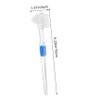 Beaupretty 3Pcs Transparent Double Sided Brush Cleaning Tool for Teeth Non Slip Handle Firm Bristles for Hard to Reach Areas for view 2