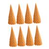 QUMIIRITY 8pcs Adorable Fake Ice Cone Models Mini Food Toys PVC Material Ice Cream Cone Molds view 1