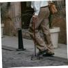 BIUDECO Adjustable Detachable Aluminum Walking Cane for Seniors Lightweight Anti-Slip Four-Point Support Portable Travel Hiking Stick Height Adjustment view 4
