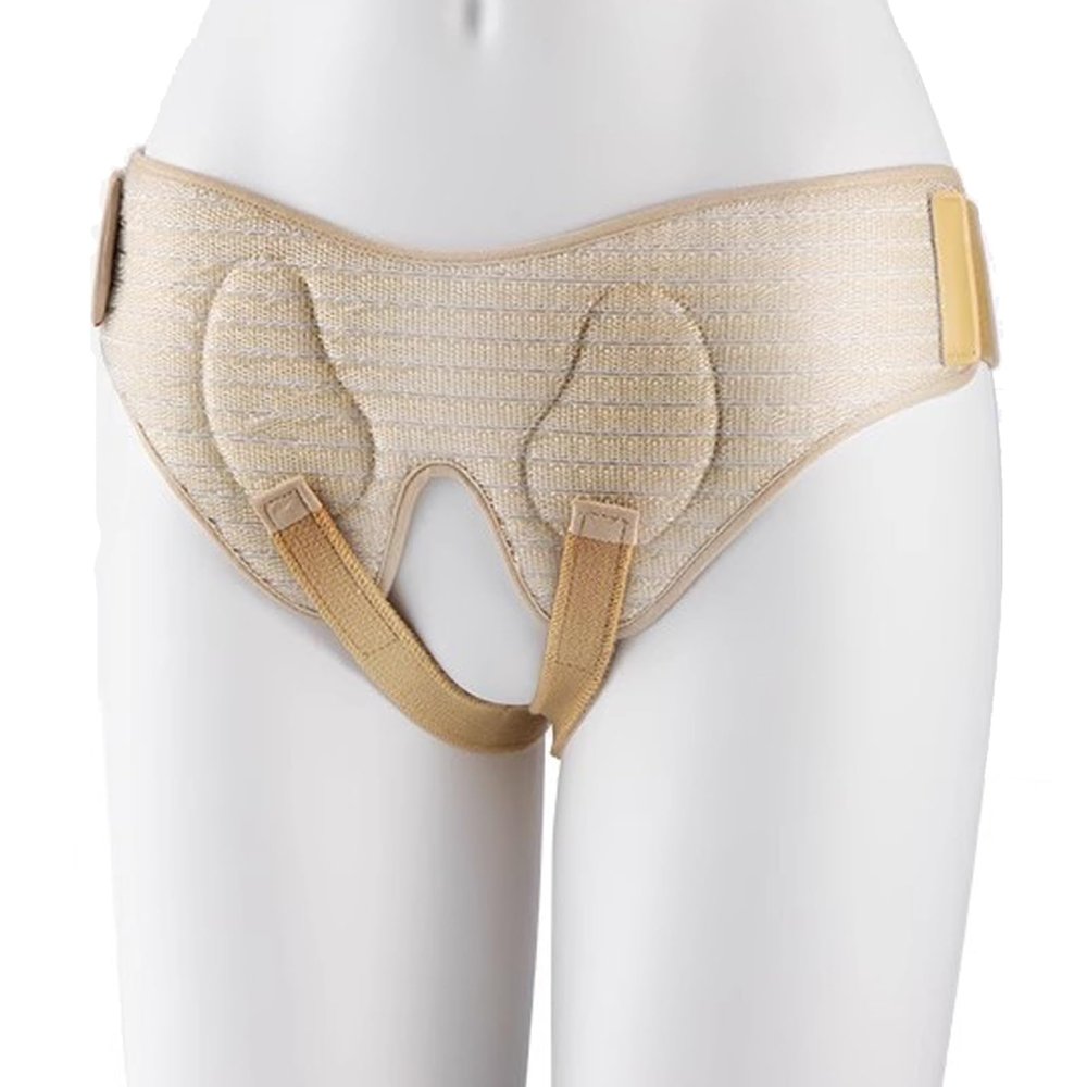 Medical Hernia Belt Truss for Men and Women - 4 Removable Compression Pads & Adjustable Groin Straps, Hernia Support Truss with Breathable Mesh - Inguinal & Groin Hernia Relief(Small)