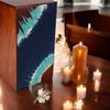 Wooden Cremation Urn with Epoxy Resin Design, Indian Rosewood, Multiple Sizes, Personalized Memorial (Green Blue Sea, Extra Large) view 2
