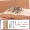 KAILIKETIY Finger Dexterity Pegboard for Hand Rehabilitation Exercise Board for Adults Improves Finger Agility Hand Eye Coordination for Settings view 3