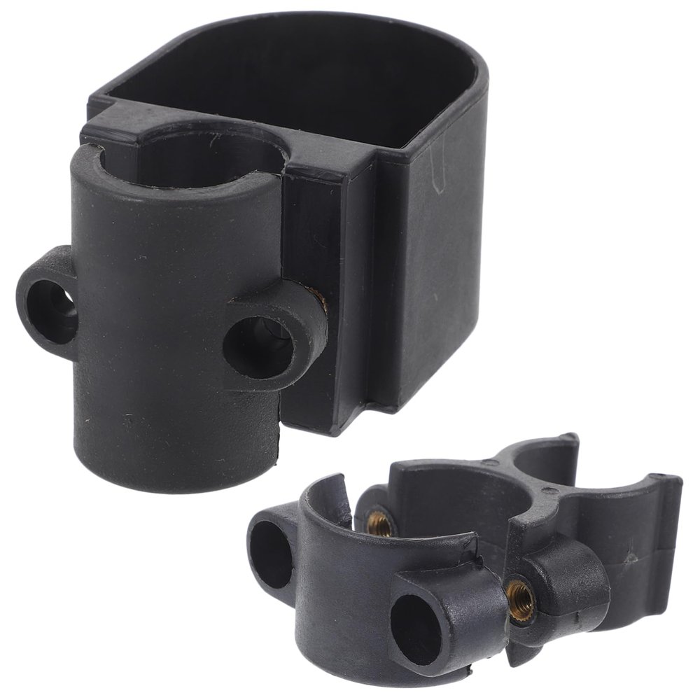 MOLUCKFU 1Set Cane Holders for Walker and Wheelchair Durable Crutch Mount Stand Easy to Install Support for Walking Stick Fit for Tubular Wheelchairs and Mobility