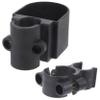 MOLUCKFU 1Set Cane Holders for Walker and Wheelchair Durable Crutch Mount Stand Easy to Install Support for Walking Stick Fit for Tubular Wheelchairs and Mobility view 1
