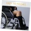 MOLUCKFU 1Set Cane Holders for Walker and Wheelchair Durable Crutch Mount Stand Easy to Install Support for Walking Stick Fit for Tubular Wheelchairs and Mobility view 2