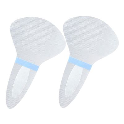 Hohopeti 2pcs Silicone Waterproof Swimming Protective Stickers for Women Adhesive Lingerie Panty Liner Cotton Core for Hot Springs and Bathing