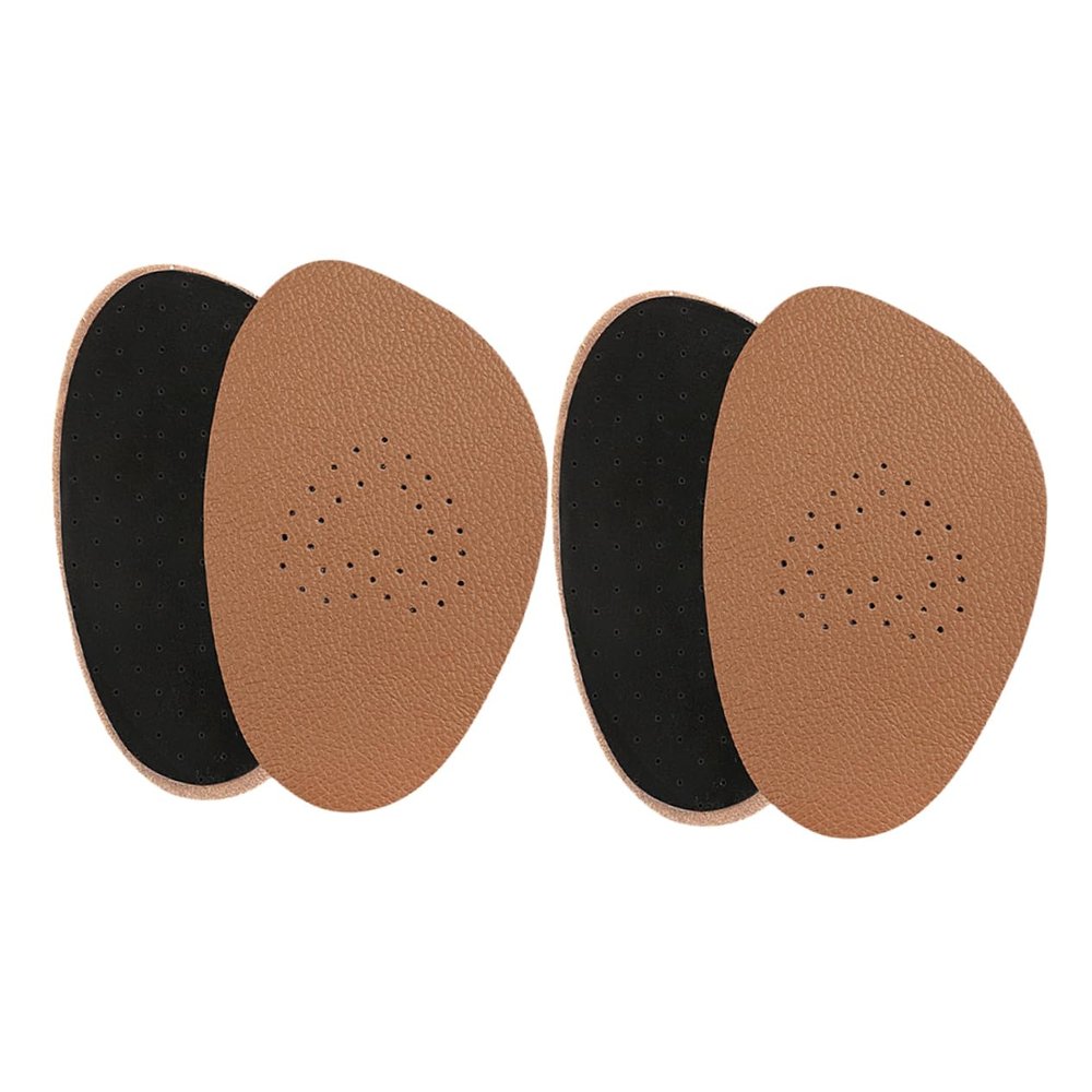 NineLife Basics 2Pairs Non Slip Forefoot Cushions for High Heels Soft Leather Pads for Women Shock Absorbing Shoe Inserts Comfortable Foot Pads for Stability and Comfort Any Event
