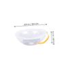 LIGIGWASH Large Microwave Oil-Proof Cover Anti-Splatter Lid for Food Plastic Dishwasher Safe for Reheating Meals Kitchen Accessories view 2