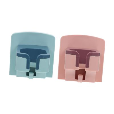 minkissy 2Pcs Wall-Mounted Hair Dryer Rack No Drilling Storage Holder Sturdy Bathroom Blow Dryer Stand for Space-Saving Organization