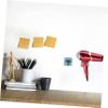 minkissy 2Pcs Wall-Mounted Hair Dryer Rack No Drilling Storage Holder Sturdy Bathroom Blow Dryer Stand for Space-Saving Organization view 2