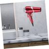 minkissy 2Pcs Wall-Mounted Hair Dryer Rack No Drilling Storage Holder Sturdy Bathroom Blow Dryer Stand for Space-Saving Organization view 4