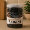 J J Crunch N Munch Afghan Black Seedless Raisins, Organic, Vegetarian, Fresh, Juicy, Ambient Storage, (200 Gram Pack Of 1) Great for Snacking, Cooking & Baking view 2