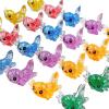 10/20pcs Mini Resin Glitter Animal Miniatures, Garden Fairy Ornament, Home Desk Potted Plant Micro Landscape DIY Decor,10pc view 1