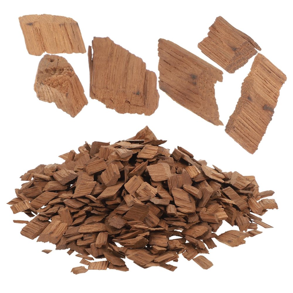 Amosfun 100g French Oak Chips for Home Brewing Medium Toasted Wine Oak Wood Chips to Enhance Flavor and Aroma in Red Wine