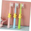 VALICLUD 4Pcs Cartoon Toothbrush Soft Bristle Young Oral Care Adorable for Ages Encourages Healthy Brushing Habits Includes view 4