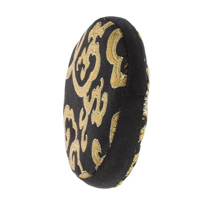 DECORNIJIA Hand-Embroidered Singing Bowl Cushion Mat 10cm Buddha Sound Bowl Base Pad for Meditation