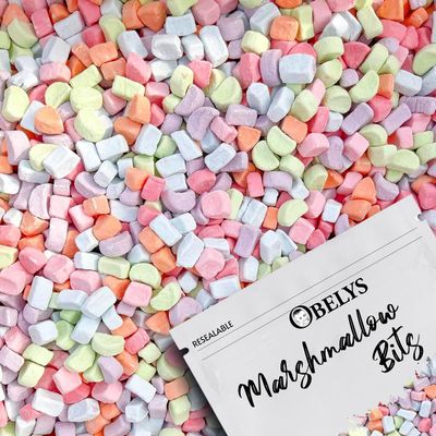 Dehydrated Cereal Marshmallows - Assorted Colors | 1 Pound | Topping For Hot Choco, Cereal and desserts