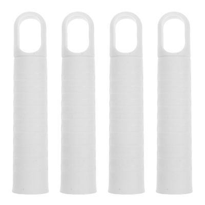 Cabilock 4Pcs Heavy Duty Plastic Mop Pole Handle Grip Replacement Rail Grip Handle Sleeve for Accessory Replacement Home Office and Commercial Cleaning