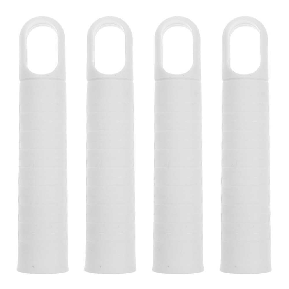 Cabilock 4Pcs Heavy Duty Plastic Mop Pole Handle Grip Replacement Rail Grip Handle Sleeve for Accessory Replacement Home Office and Commercial Cleaning