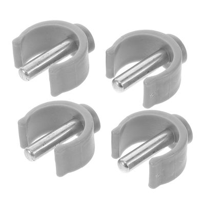 MOLUCKFU 4pcs C-Shape Clamp Buckle Non-Slip Walking Stick c Buckle Latch Clamps for Canes Walker Accessories