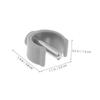 MOLUCKFU 4pcs C-Shape Clamp Buckle Non-Slip Walking Stick c Buckle Latch Clamps for Canes Walker Accessories view 2