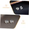 MOLUCKFU 4pcs C-Shape Clamp Buckle Non-Slip Walking Stick c Buckle Latch Clamps for Canes Walker Accessories view 3