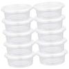 100Pcs Condiment Containers with Lids Plastic Sauce Cups for Take out Parties and Food Storage Odorless Practical Dipping Sauce Bowls view 1