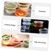 100Pcs Condiment Containers with Lids Plastic Sauce Cups for Take out Parties and Food Storage Odorless Practical Dipping Sauce Bowls view 3