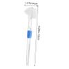 Ipetboom 3Pcs Transparent Double Sided Denture Brush False Cleaning Tool for Fresh Breath Multi Tufted and Angle Trimming Design for Easy Access to Hard to Reach view 2