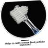 Ipetboom 3Pcs Transparent Double Sided Denture Brush False Cleaning Tool for Fresh Breath Multi Tufted and Angle Trimming Design for Easy Access to Hard to Reach view 4