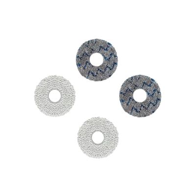 Washable Mop Cloths of Replace Robot Vacuum Cleaner Mop Cloth Pad Accessory Parts,Compatible for ECOVACS,Compatible for Deebot, X2/X1 OMNI/T10/T20 OMNI/T30S/T30 COMBO/T30Pro Omni.(4pcs)