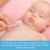 Dioche 10 Pcs Baby Finger Toothbrush Set, Soft Silicone Oral Cleaning Massage Toothbrush for Newborn (Transparent Shell) view 4