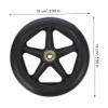 YOSADIER Wheelchair Front Wheels Replacement 4pcs Heavy Duty Universal Casters for Wheelchair Accessories Anti-Slip Design for Enhanced Stability view 3