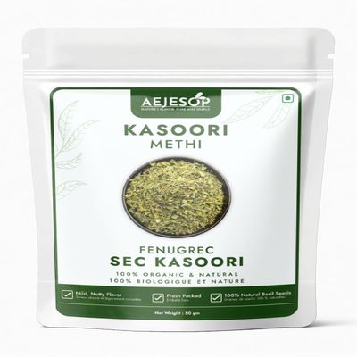 Aejesop Kasoori Methi, Organic Dried Fenugreek Leaves, 50g