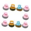 Ipetboom 10pcs Steel Wire Ball Cleaning Brush Set Detachable and Reusable Heavy Duty Pot Washing Tool for Kitchen Cleaning Random Color view 1