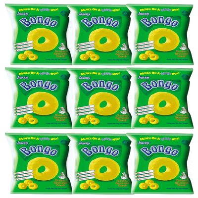 FIJI Puffs Snacks - Chicken Bongo 9x 64oz (9 Packs) Favorite Snack Of The Pacific Islanders, BAKED PUFFS SNACK FROM FIJI
