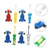 Ipetboom Suction Cup Cartoon Toothbrush Set for Boys and Girls 8pcs Manual Teeth Cleaning Brush with Fun Toy Design for Children's Oral Care view 3
