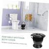 Outanaya 1Pc Thickened Night Spittoon with Buckle Design Portable Bedpan for Adults Elderly and Pregnant Women Convenient Urine Pot for Home and Travel Lightweight view 3
