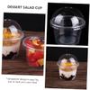 Holibanna Disposable Dessert Cups with Lids, 150 Pack Plastic view 2