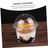 Holibanna Disposable Dessert Cups with Lids, 150 Pack Plastic view 4