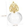Uonlytech 12pcs Reusable Round Candy Jars Lids Storage Boxes Decorative Hardware for Wedding Party Favors view 2