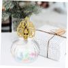 Uonlytech 12pcs Reusable Round Candy Jars Lids Storage Boxes Decorative Hardware for Wedding Party Favors view 4