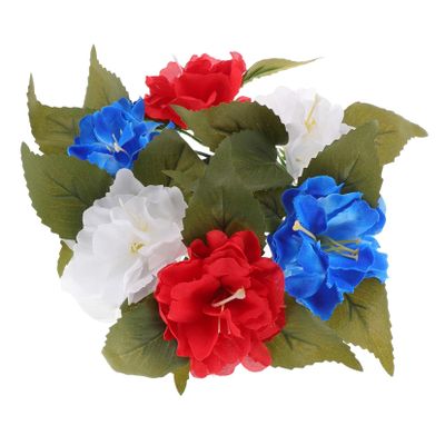BATHVEVE Artificial Floral Candle Wreath Shape Holiday Centerpiece for Table Decoration Design with Realistic Details for Home Parties and Weddings