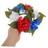 BATHVEVE Artificial Floral Candle Wreath Shape Holiday Centerpiece for Table Decoration Design with Realistic Details for Home Parties and Weddings view 4