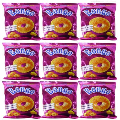 FIJI Puffs Snacks - Bongo Cheese 9x 64oz (9 Packs) Favorite Snack Of The Pacific Islanders, BAKED PUFFS SNACK FROM FIJI