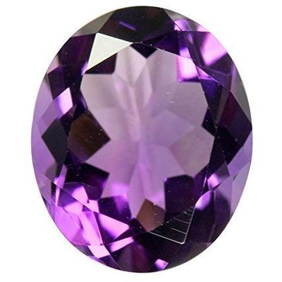 INDIA MADE 10.25 Carat Amethyst Stone Certified Neelam Substitute Loose Gemstone For Men And Women by Lab - Certified-B09VDV7FTX
