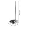 VALICLUD Stainless Steel Dustpan Heavy Duty Garbage Shovel with Ergonomic Handle for Home Cleaning Comfortable to Use for Office and Household Cleaning Tasks view 2