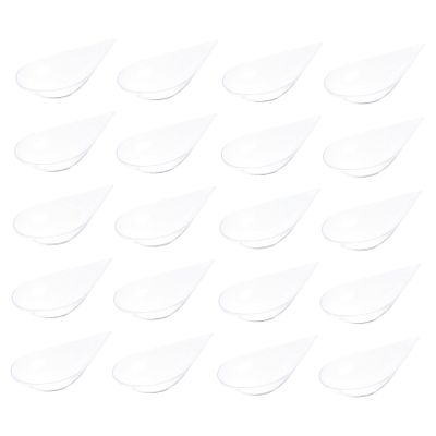 Ipetboom 20Pcs Disposable Dessert Spoons Smooth Tasting Utensils for Parties Buffets Showers Weddings Safe Convenient Appetizer Spoons for Cakes Sauces