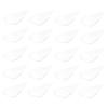 Ipetboom 20Pcs Disposable Dessert Spoons Smooth Tasting Utensils for Parties Buffets Showers Weddings Safe Convenient Appetizer Spoons for Cakes Sauces view 1